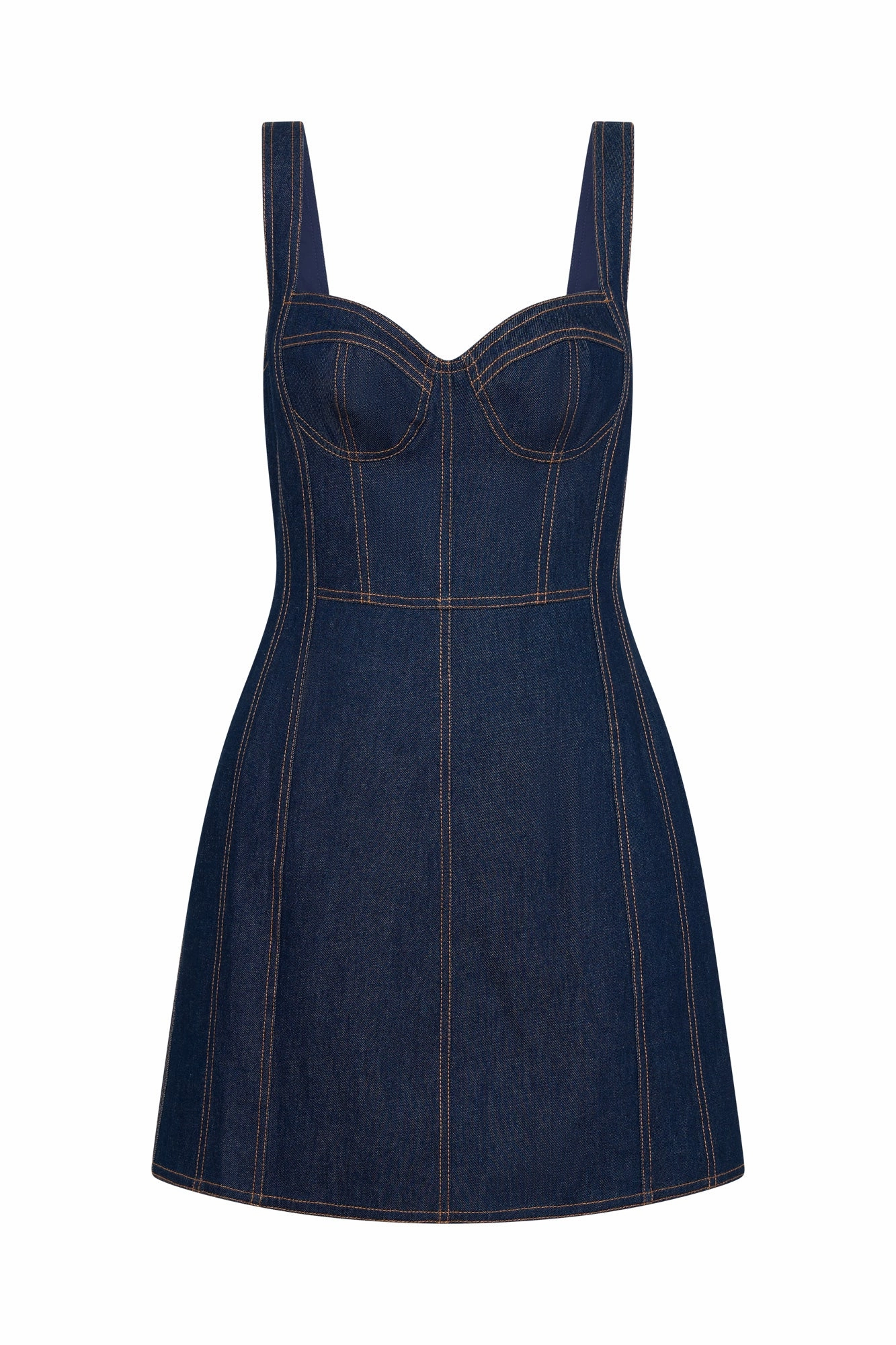 ALINA DRESS - INDIGO