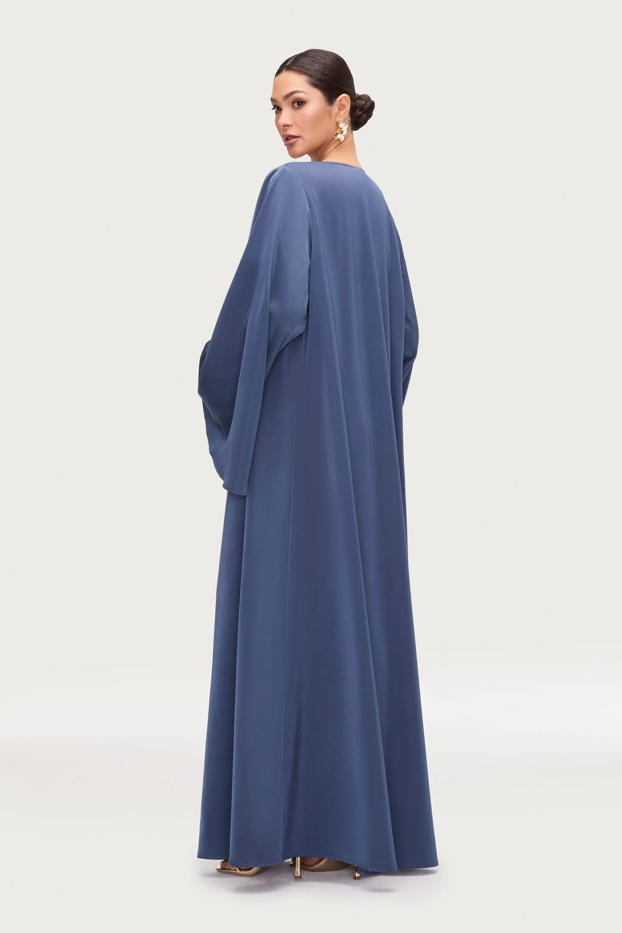 Arwa Flare Sleeve Open Abaya - Layl