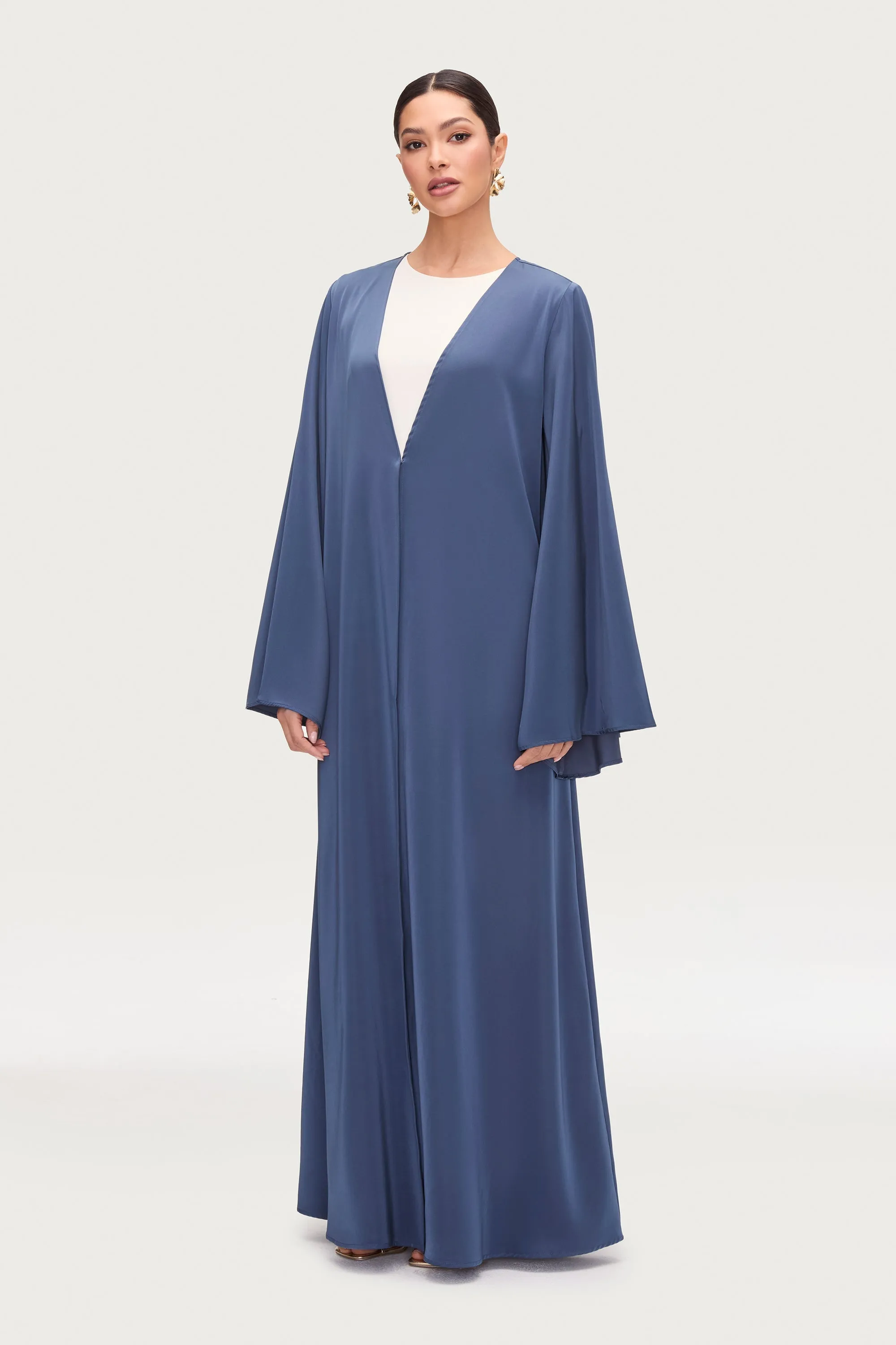 Arwa Flare Sleeve Open Abaya - Layl