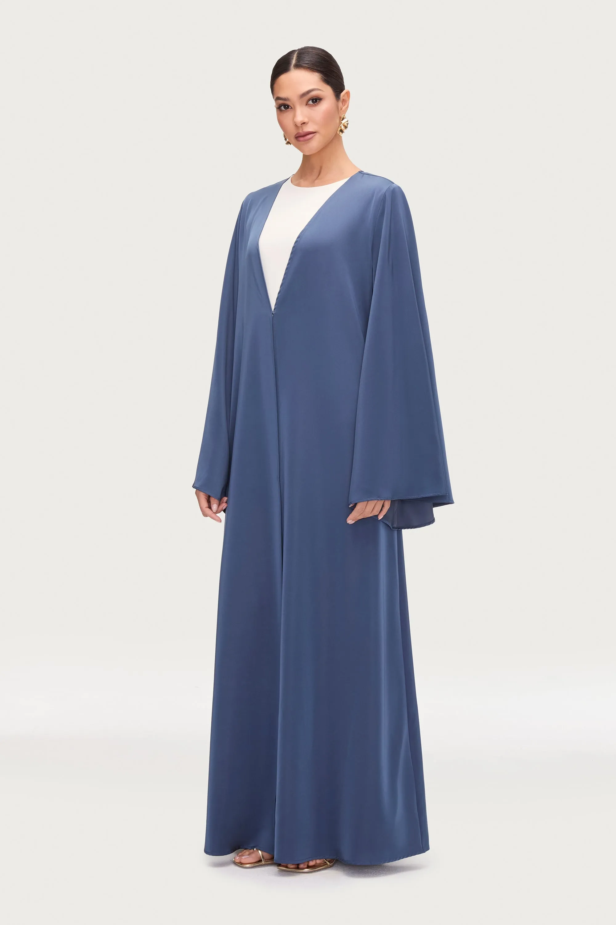 Arwa Flare Sleeve Open Abaya - Layl