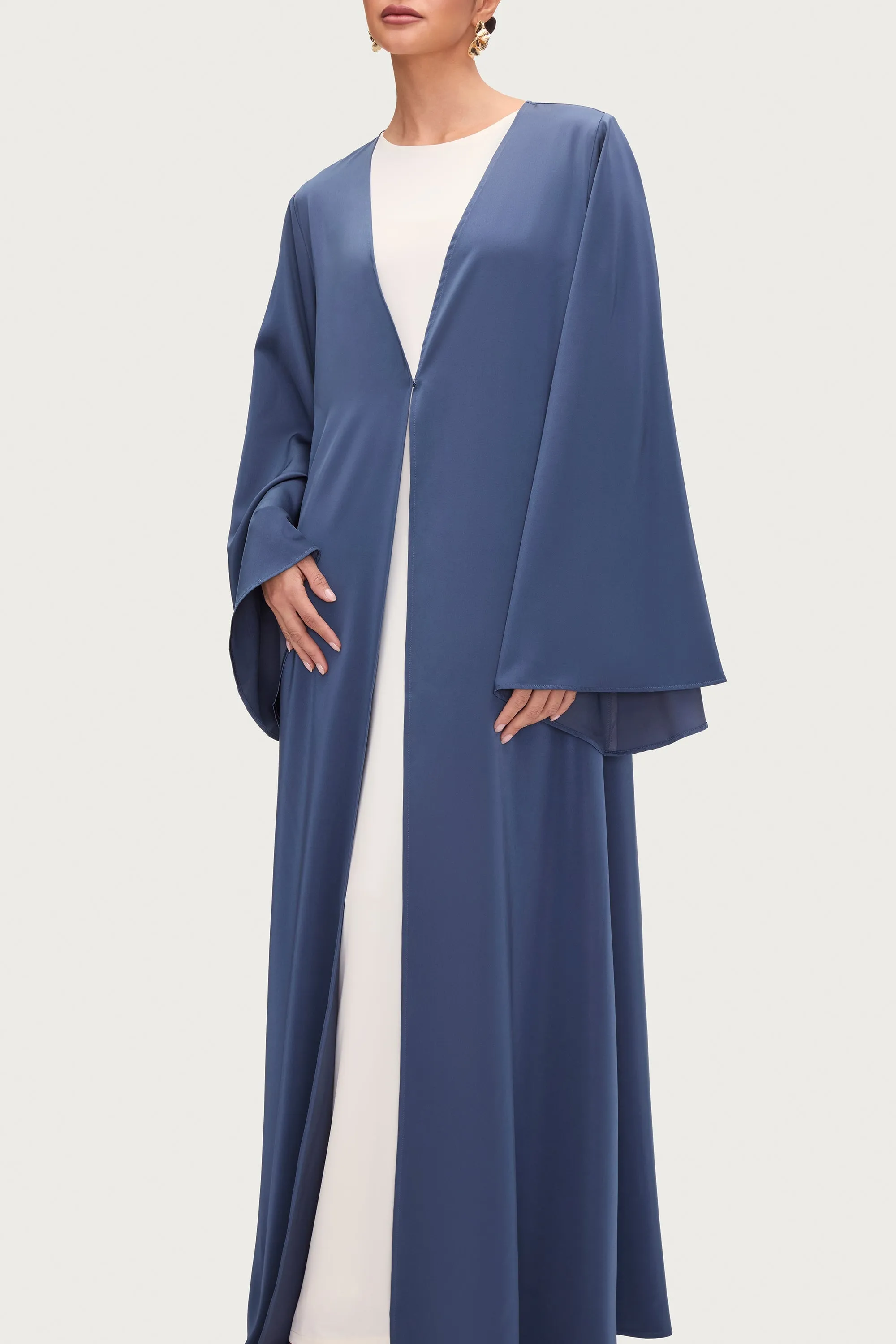 Arwa Flare Sleeve Open Abaya - Layl