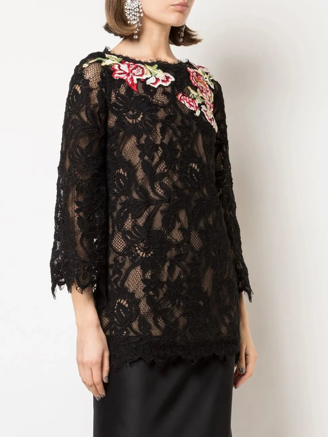 Bateau Neckline Tunic