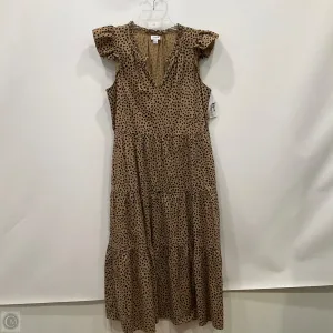 Dress Casual Maxi By J. Crew In Animal Print, Size: M