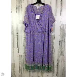 Dress Casual Maxi By Lc Lauren Conrad In Purple, Size: 4x