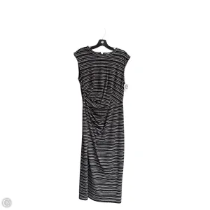 Dress Casual Maxi By Loft In Black & White, Size: S