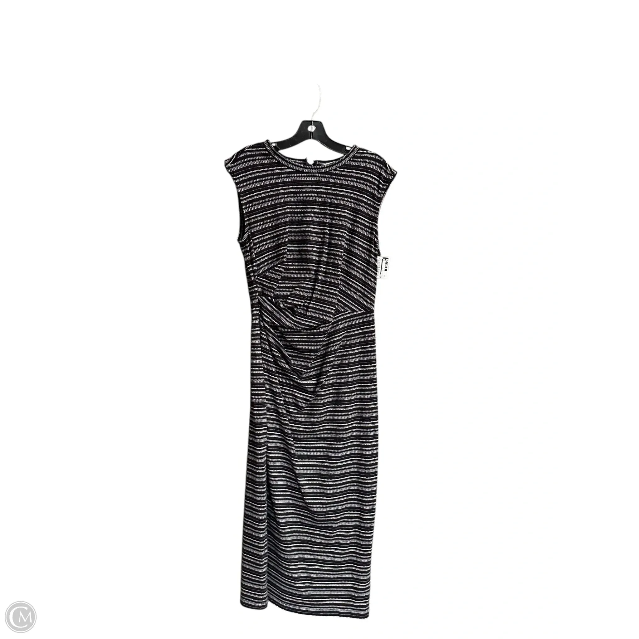 Dress Casual Maxi By Loft In Black & White, Size: S