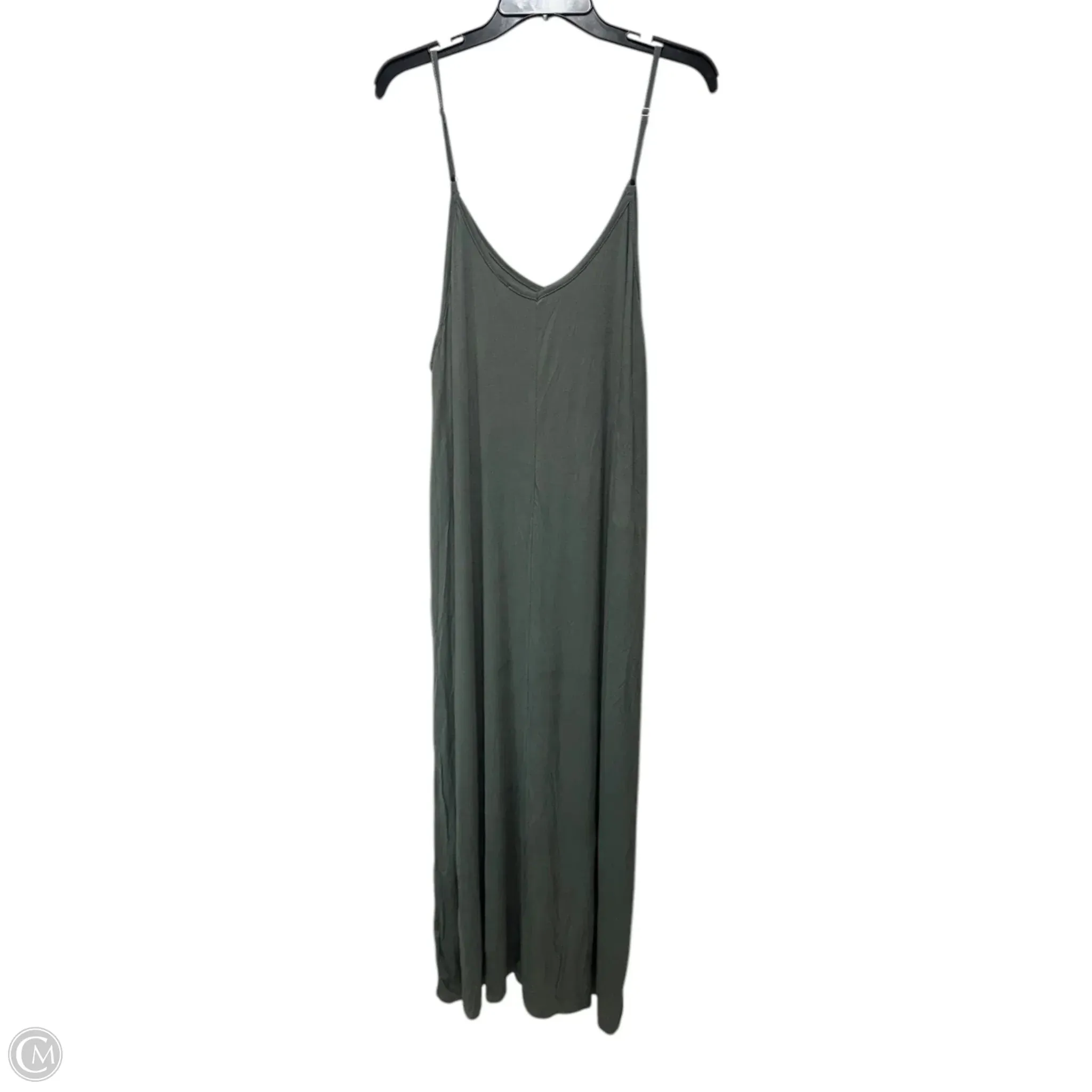 Dress Casual Maxi By Zigzag Stripe In Green, Size: 3x