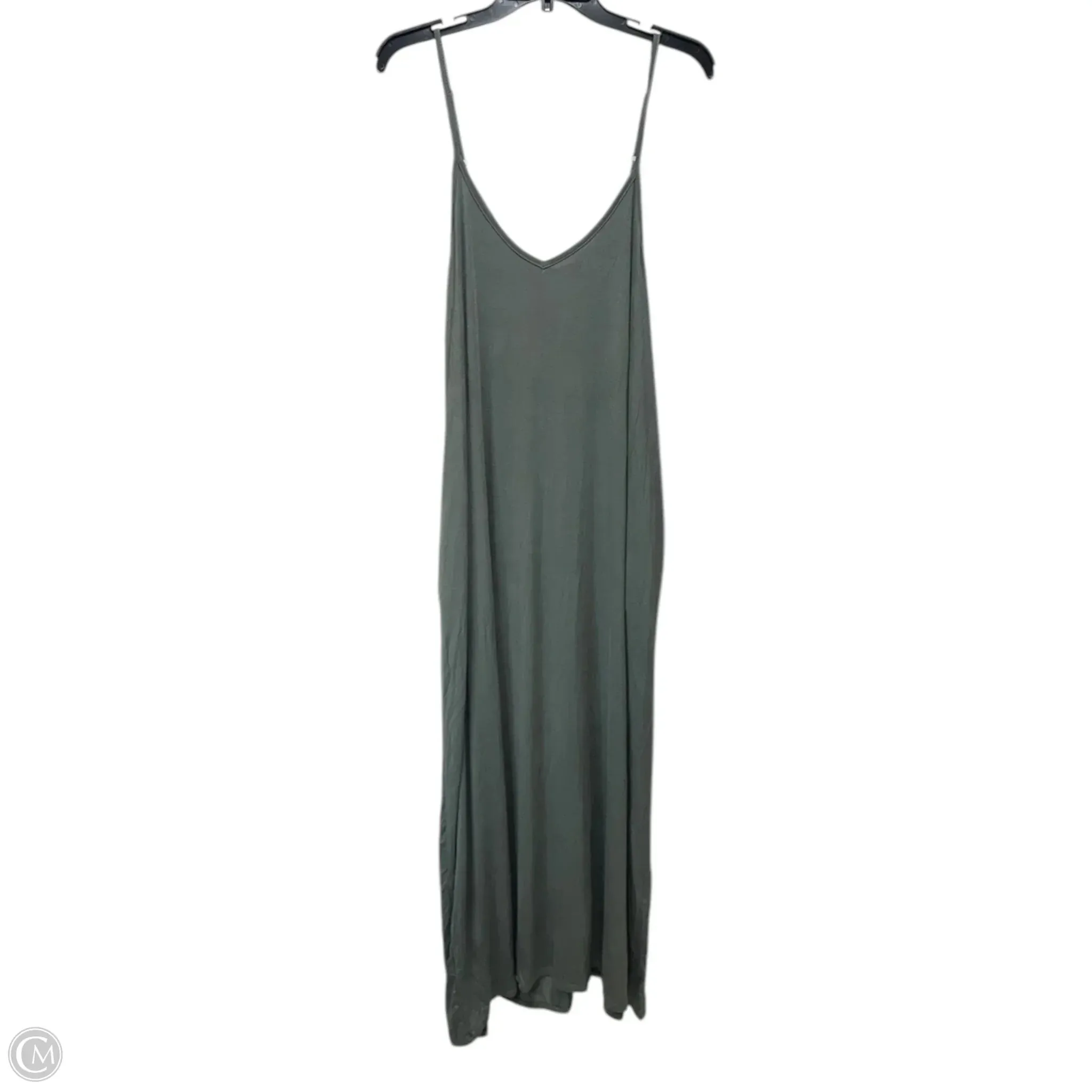 Dress Casual Maxi By Zigzag Stripe In Green, Size: 3x