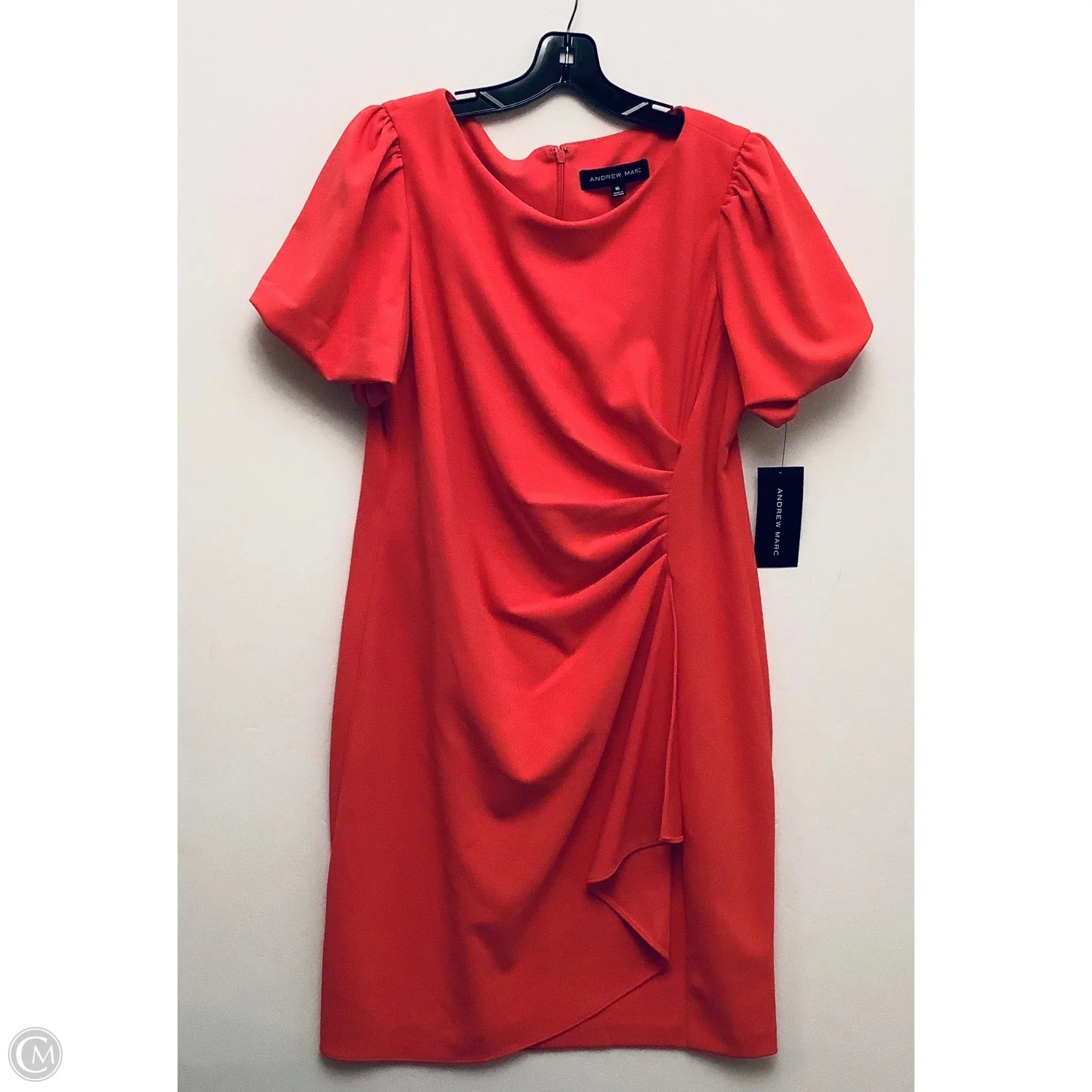 Dress Casual Midi By Andrew Marc In Pink, Size: Xxl