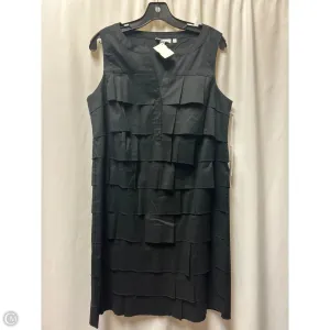 Dress Casual Midi By Chicos In Black, Size: M
