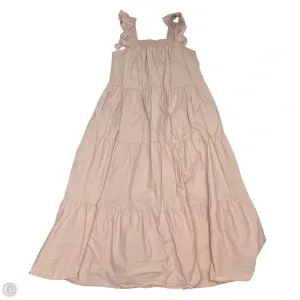 Dress Casual Midi By English Factory In Pink, Size: S