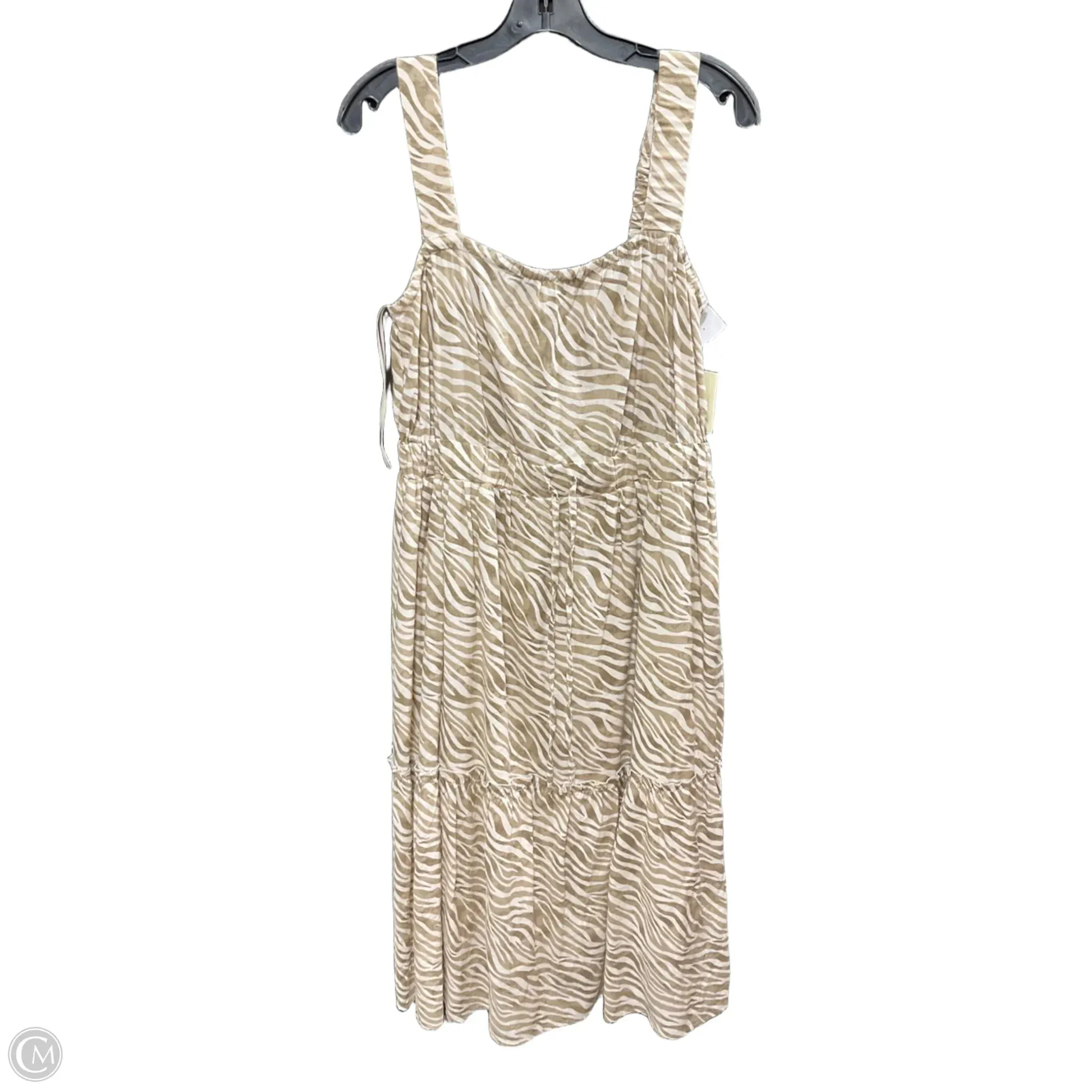 Dress Casual Midi By Guess In Pink, Size: M