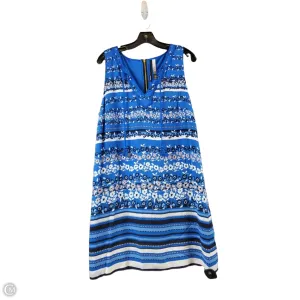 Dress Casual Midi By Kensie In Black & Blue, Size: L