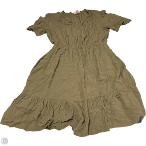 Dress Casual Midi By Knox Rose In Green, Size: L