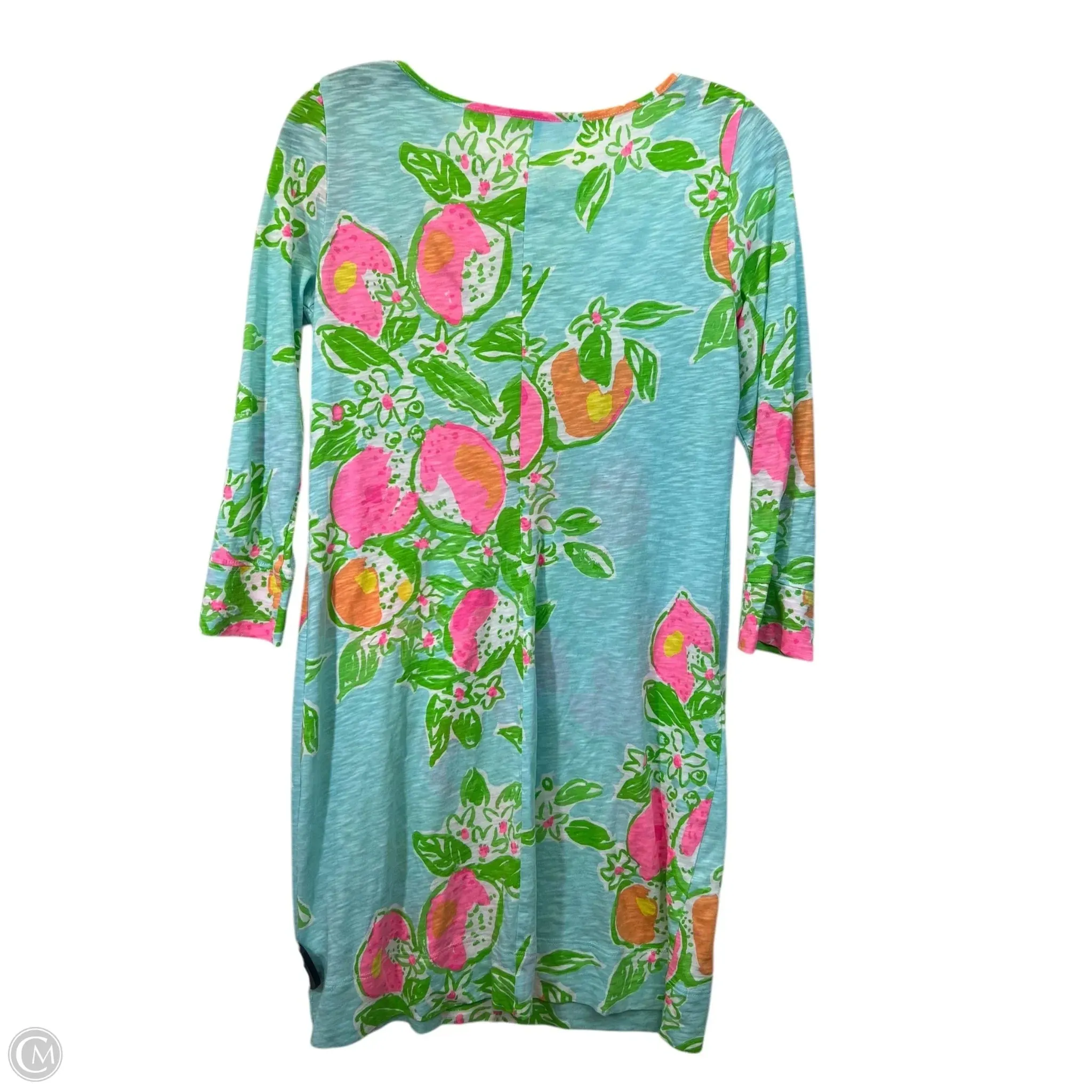 Dress Casual Midi By Lilly Pulitzer In Blue & Green, Size: S