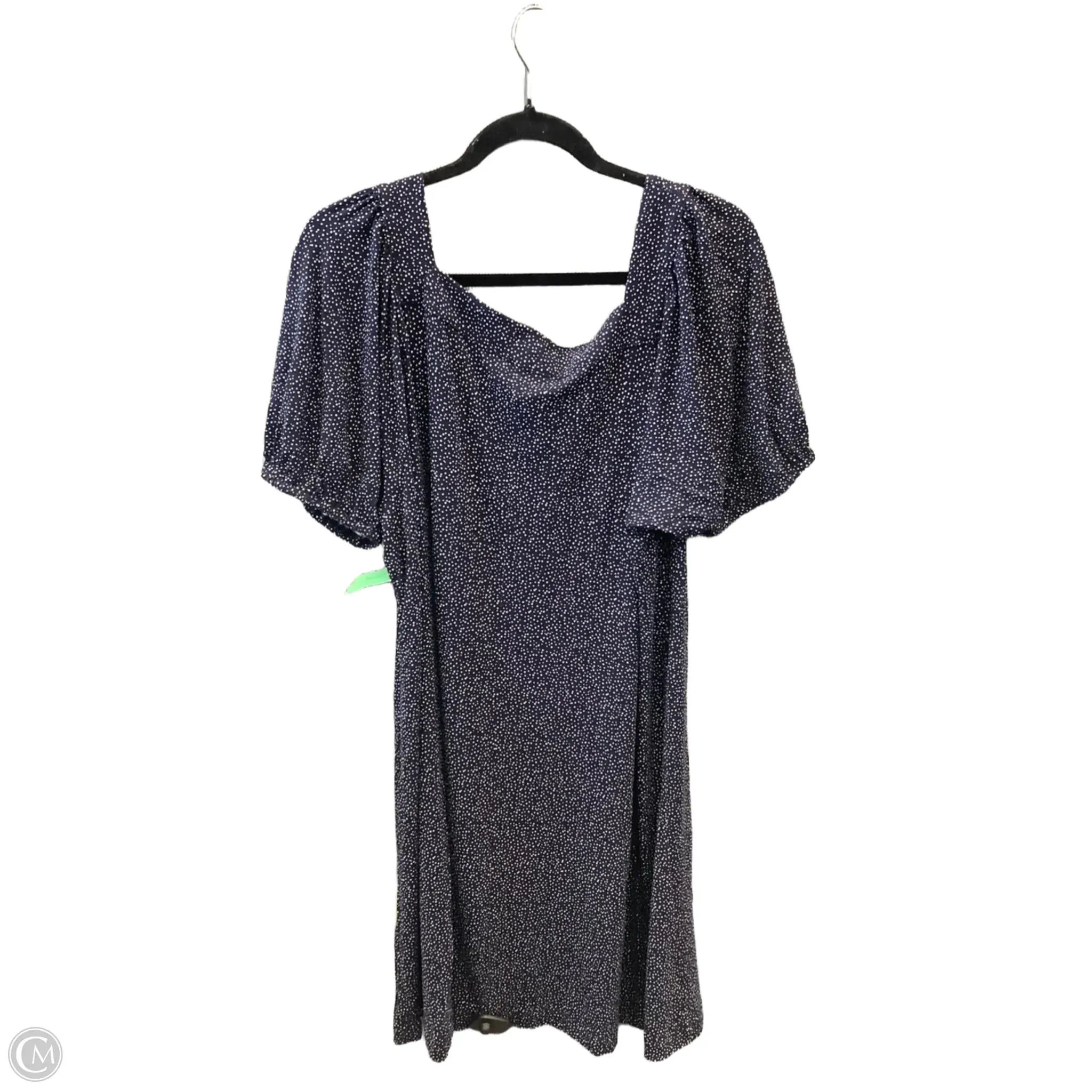 Dress Casual Midi By Loft In Blue, Size: Xl