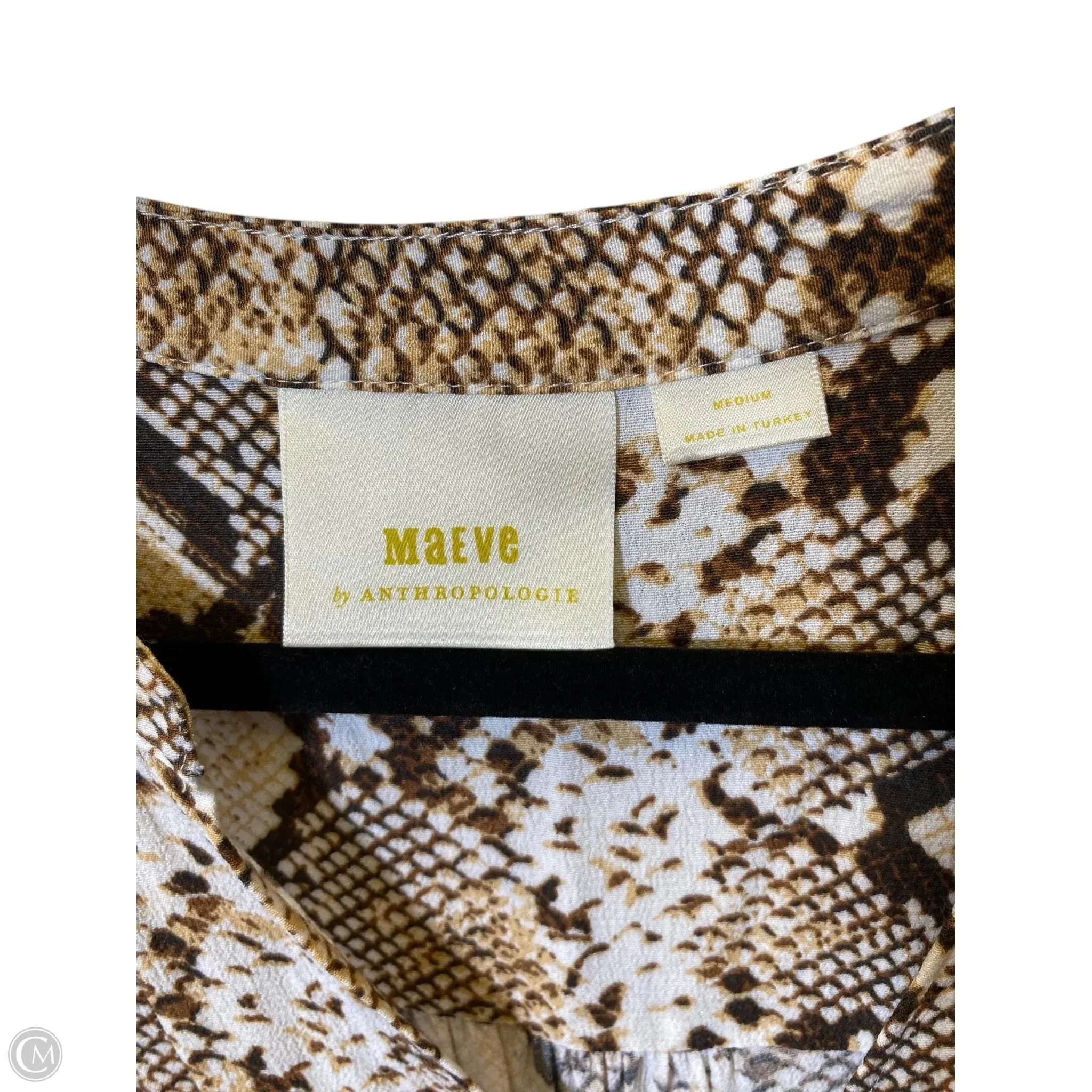 Dress Casual Midi By Maeve In Animal Print, Size: M