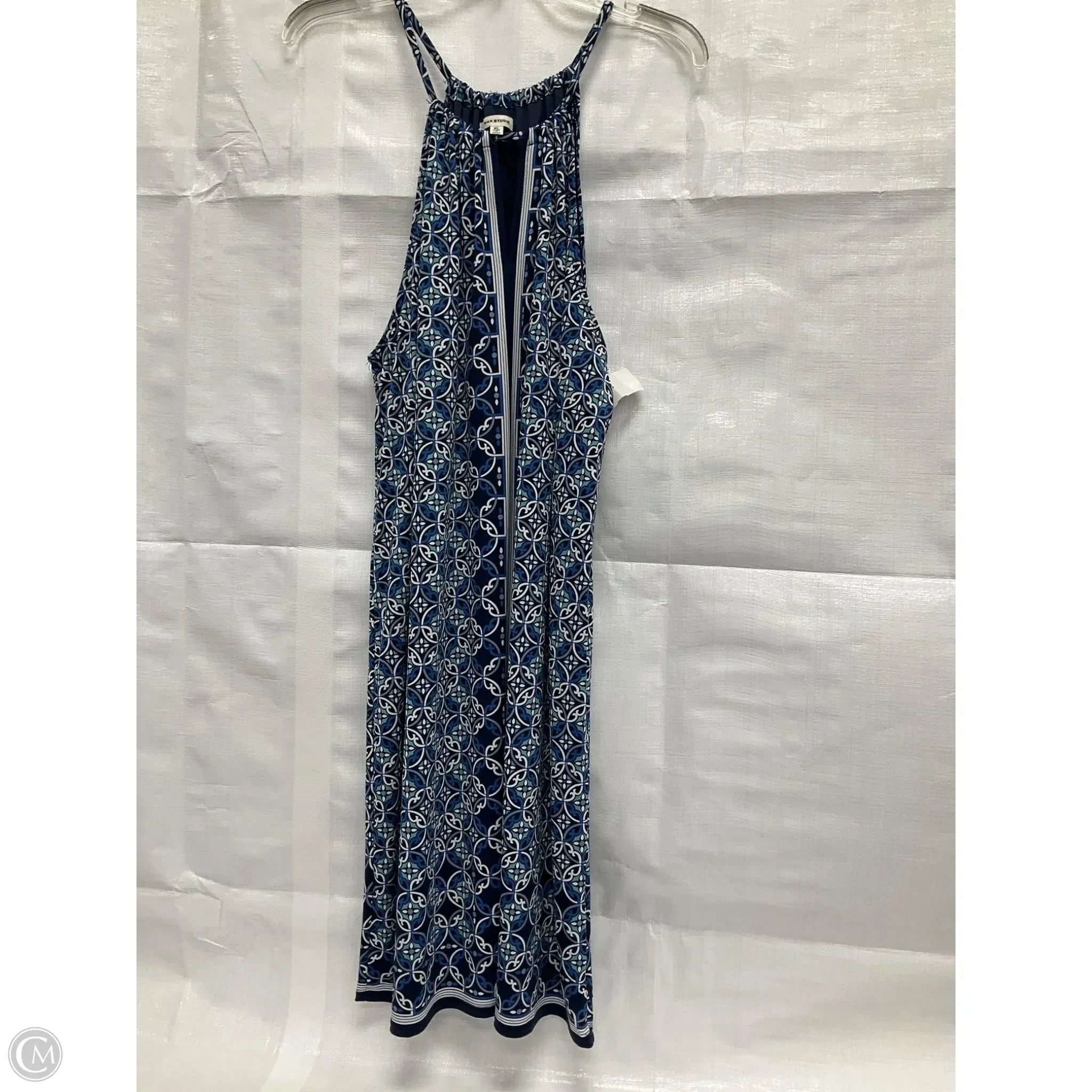 Dress Casual Midi By Max Studio In Blue, Size: Xl