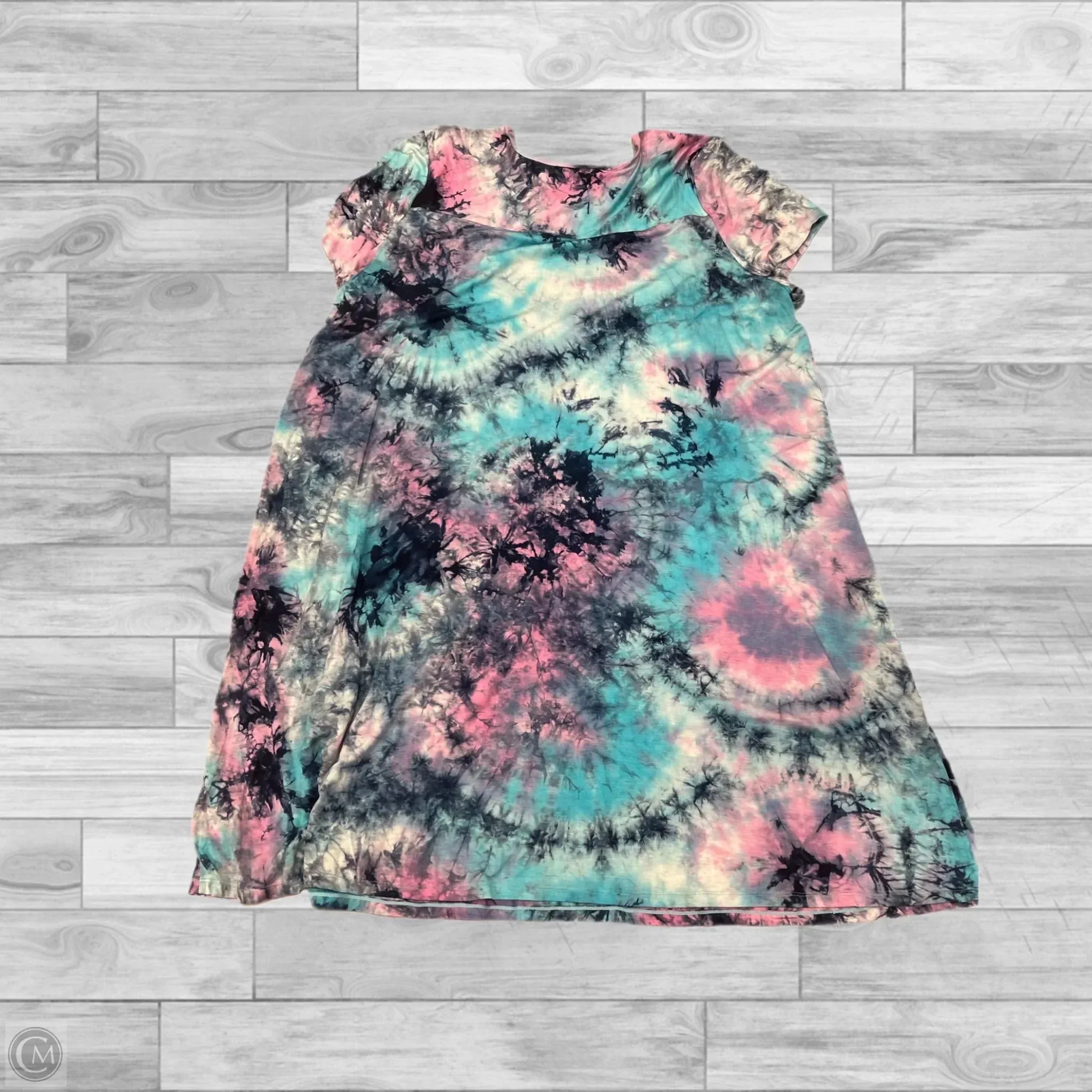 Dress Casual Midi By Nina Leonard In Multi-colored, Size: 3x