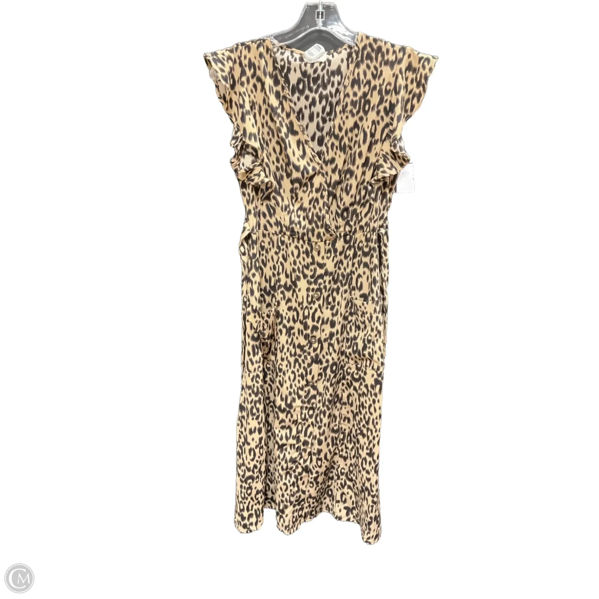 Dress Casual Midi By Sienna Sky In Animal Print, Size: S