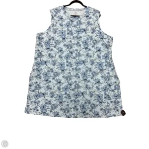 Dress Casual Midi By St Johns Bay In Blue, Size: 24