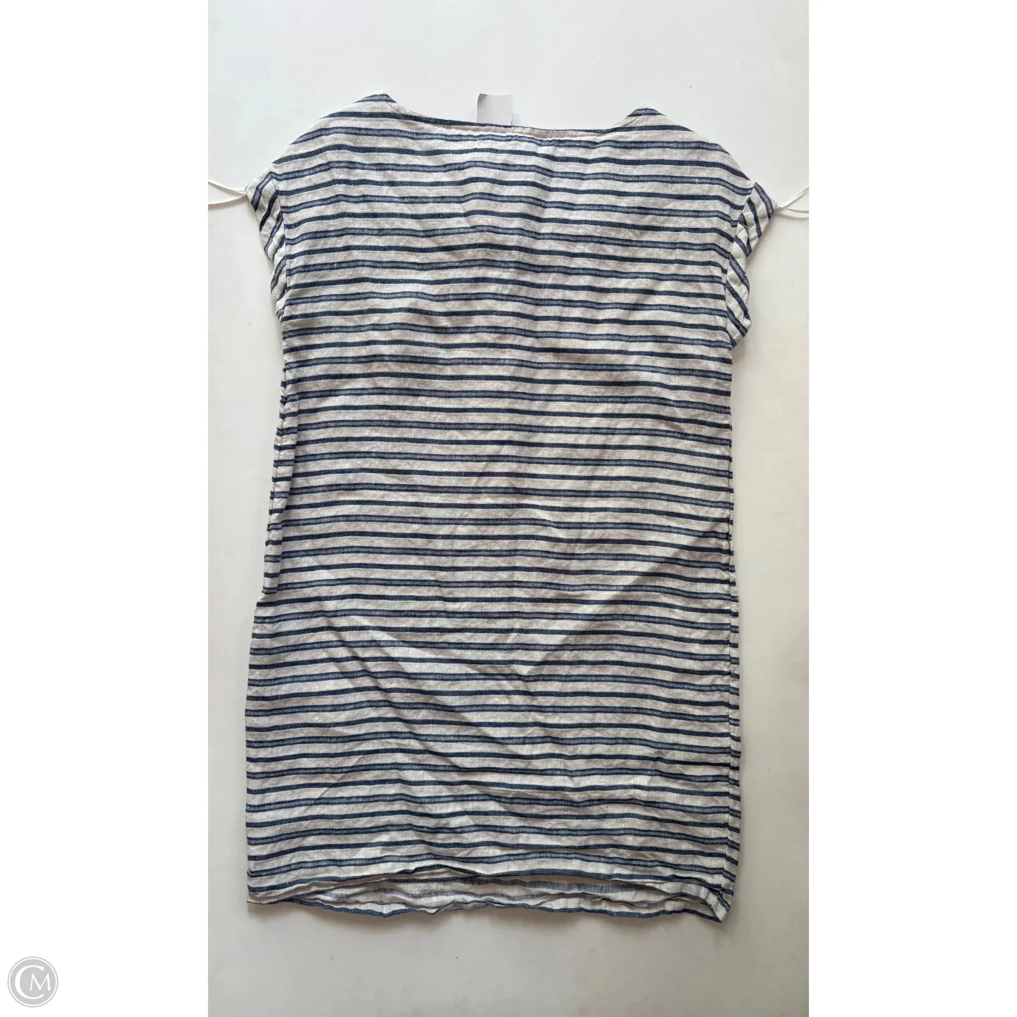 Dress Casual Midi By Tahari By Arthur Levine In Striped Pattern, Size: Xs