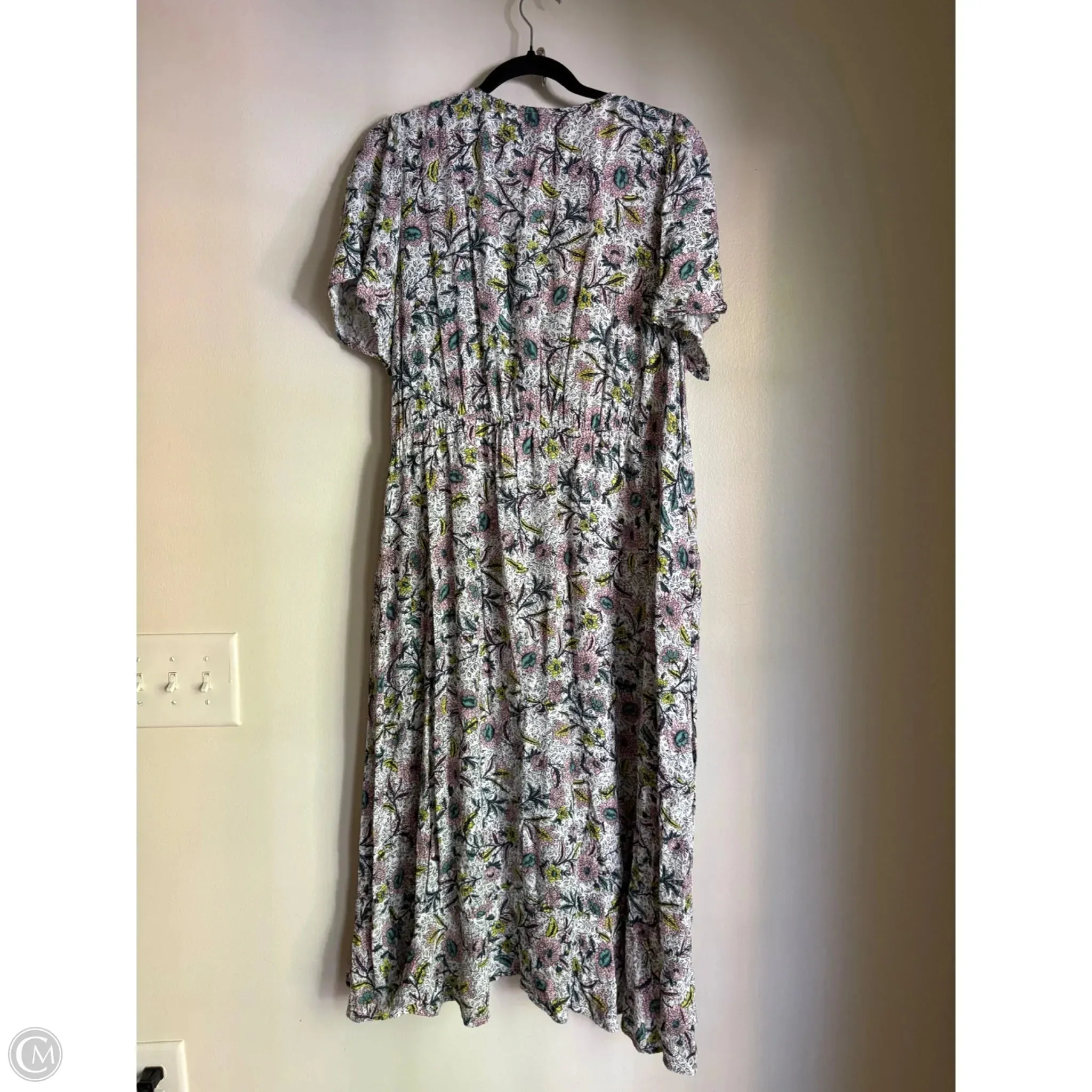 Dress Casual Midi By Torrid In Floral Print, Size: 1x