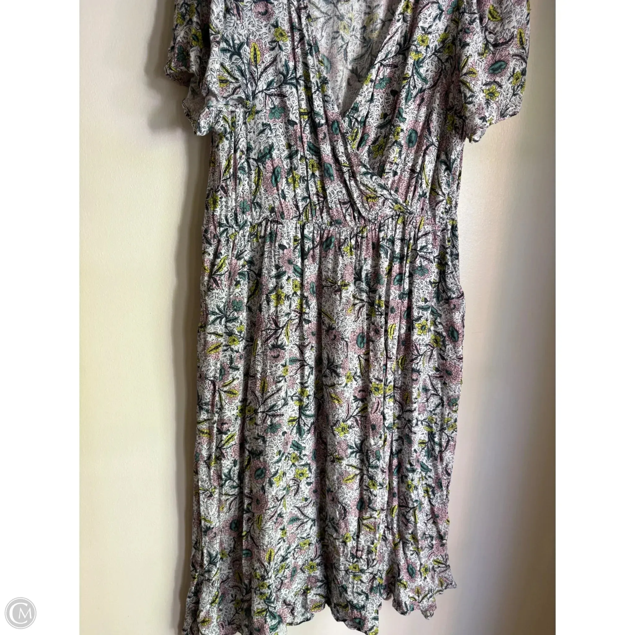Dress Casual Midi By Torrid In Floral Print, Size: 1x
