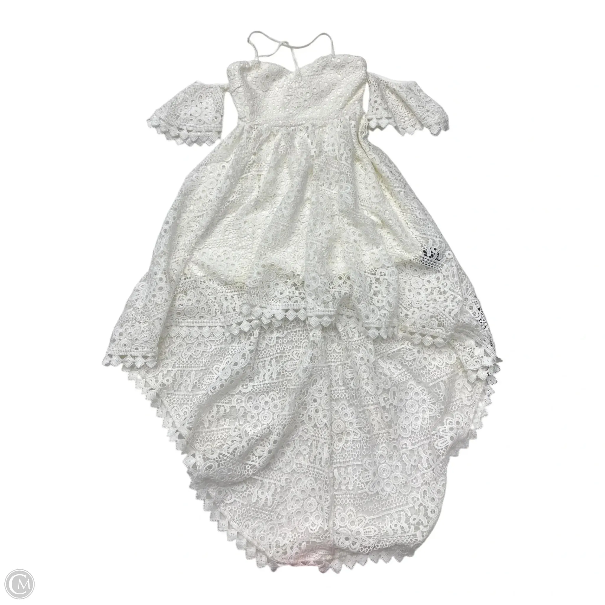 Dress Casual Midi By Two Sisters In White, Size: 4