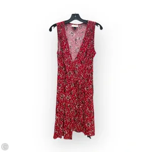 Dress Casual Midi By Universal Thread In Red, Size: Xs