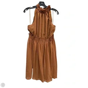 Dress Casual Midi By Wishlist In Brown, Size: L