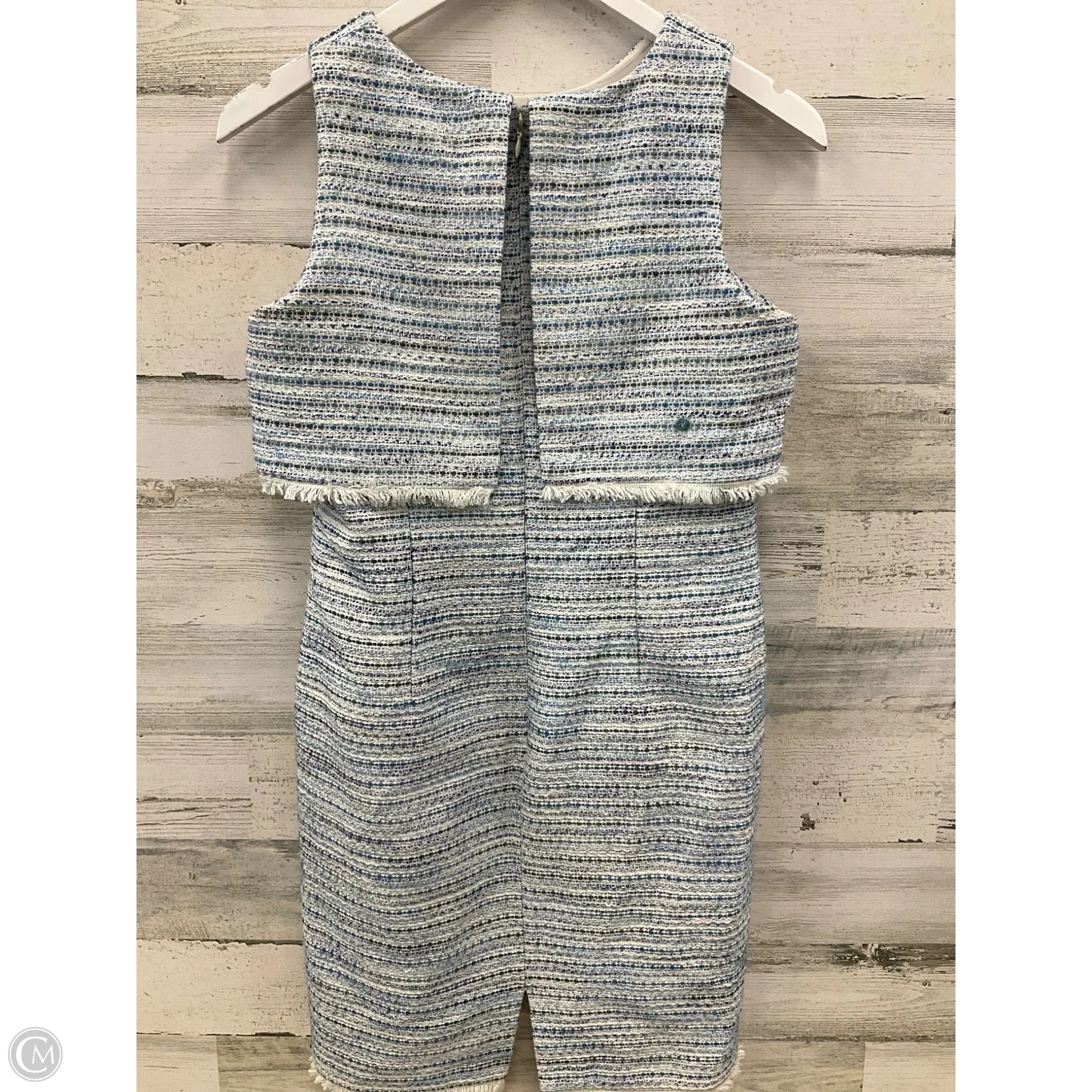 Dress Casual Short By Ann Taylor In Blue & Green, Size: Sp