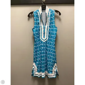 Dress Casual Short By Cabana Life In Blue & White, Size: S