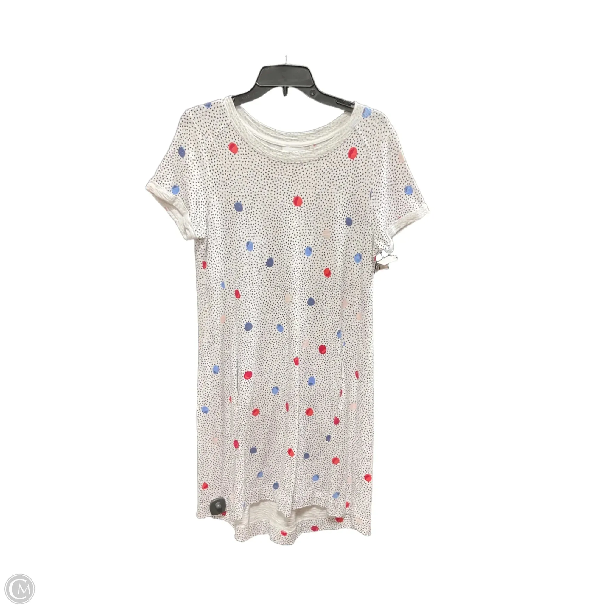 Dress Casual Short By Clothes Mentor In Blue Red & White, Size: S