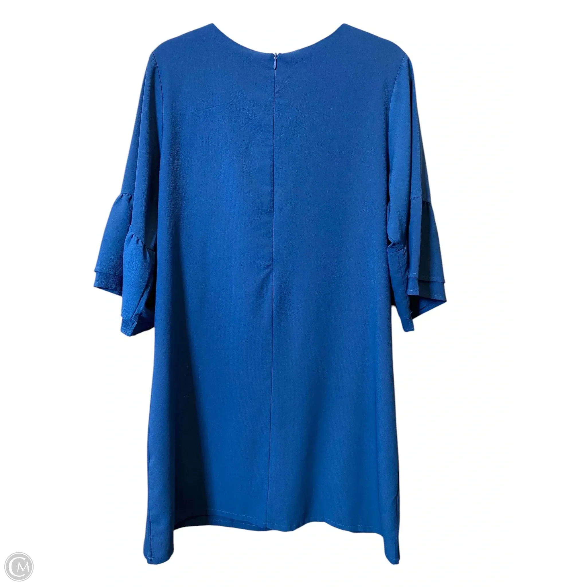 Dress Casual Short By Clothes Mentor In Blue, Size: Xl