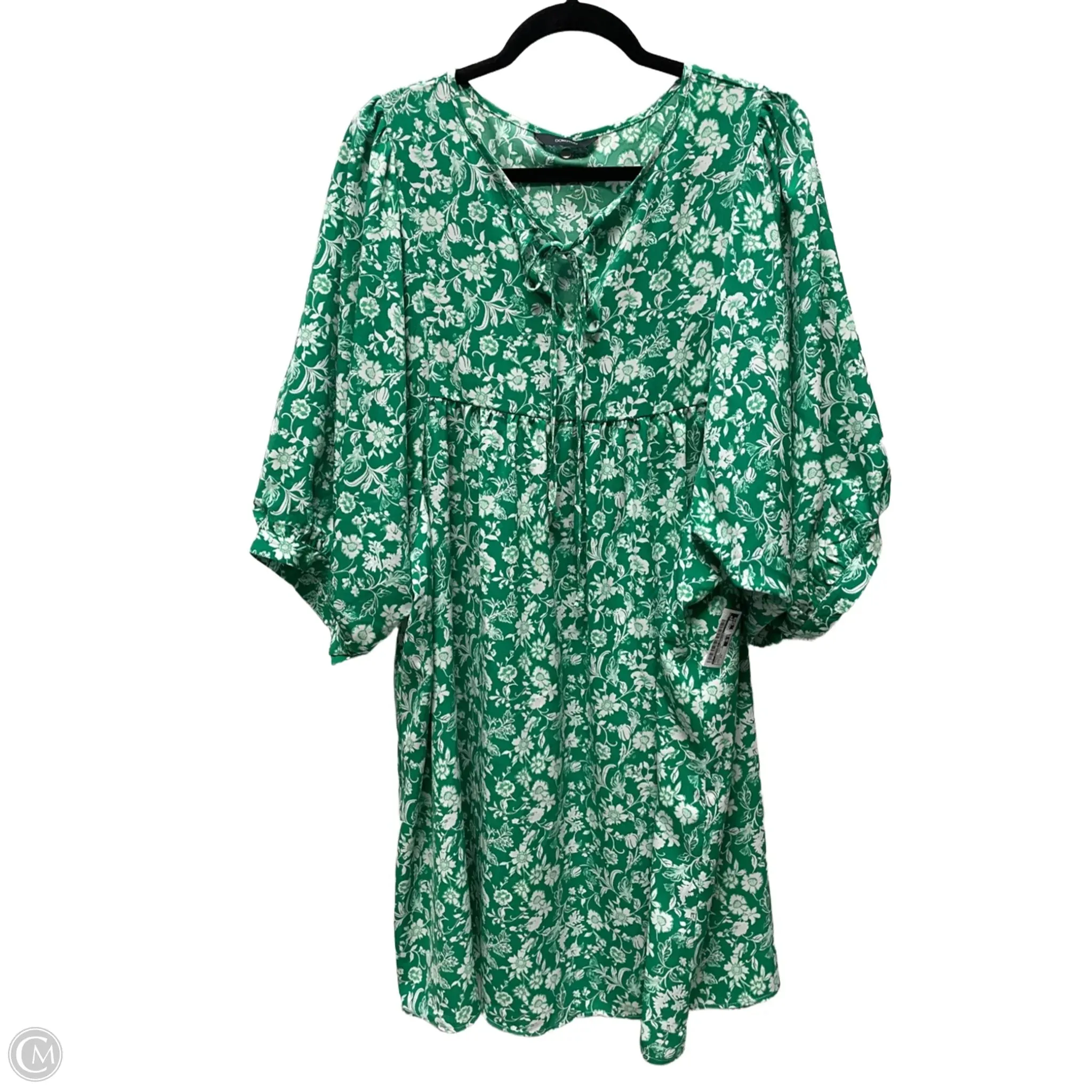 Dress Casual Short By Clothes Mentor In Floral Print, Size: 2x