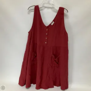 Dress Casual Short By Cmc In Red, Size: 3x