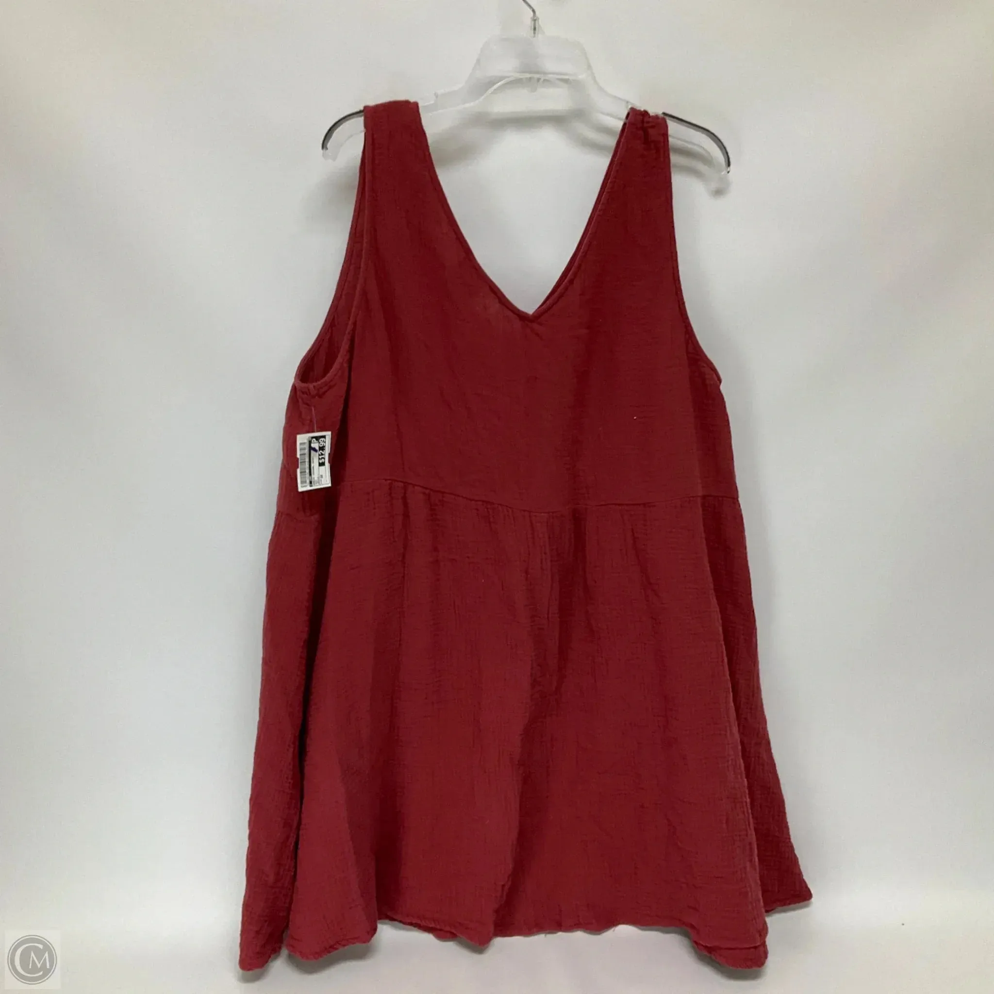 Dress Casual Short By Cmc In Red, Size: 3x