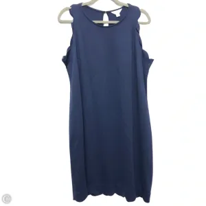 Dress Casual Short By Crown And Ivy In Navy, Size: Xl