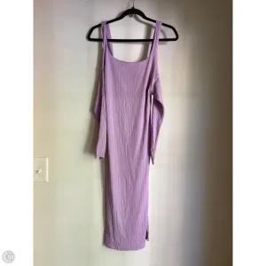 Dress Casual Short By endless blu In Purple, Size: M