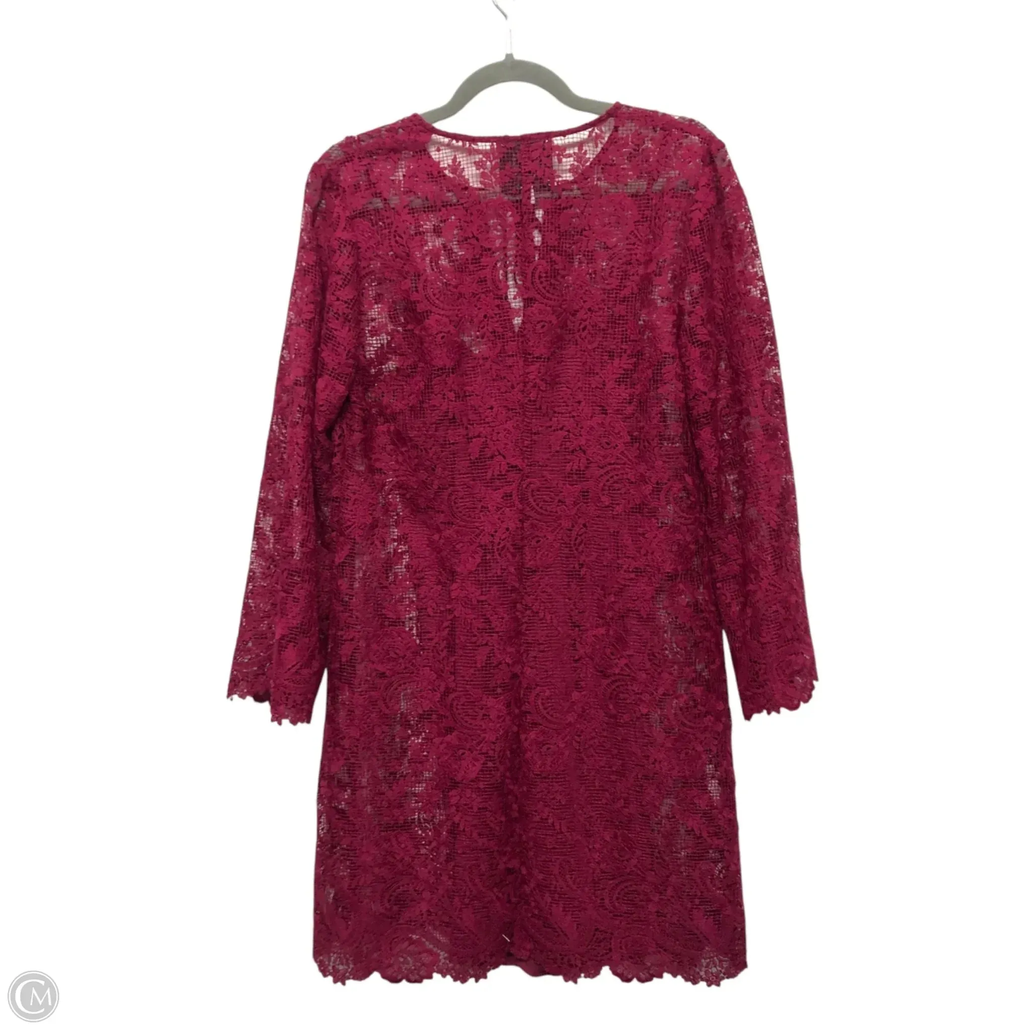 Dress Casual Short By Johnny Was In Maroon, Size: S