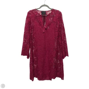 Dress Casual Short By Johnny Was In Maroon, Size: S