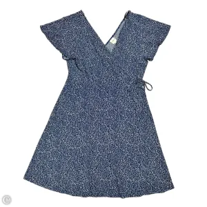 Dress Casual Short By Kaileigh In Blue & White, Size: Xl