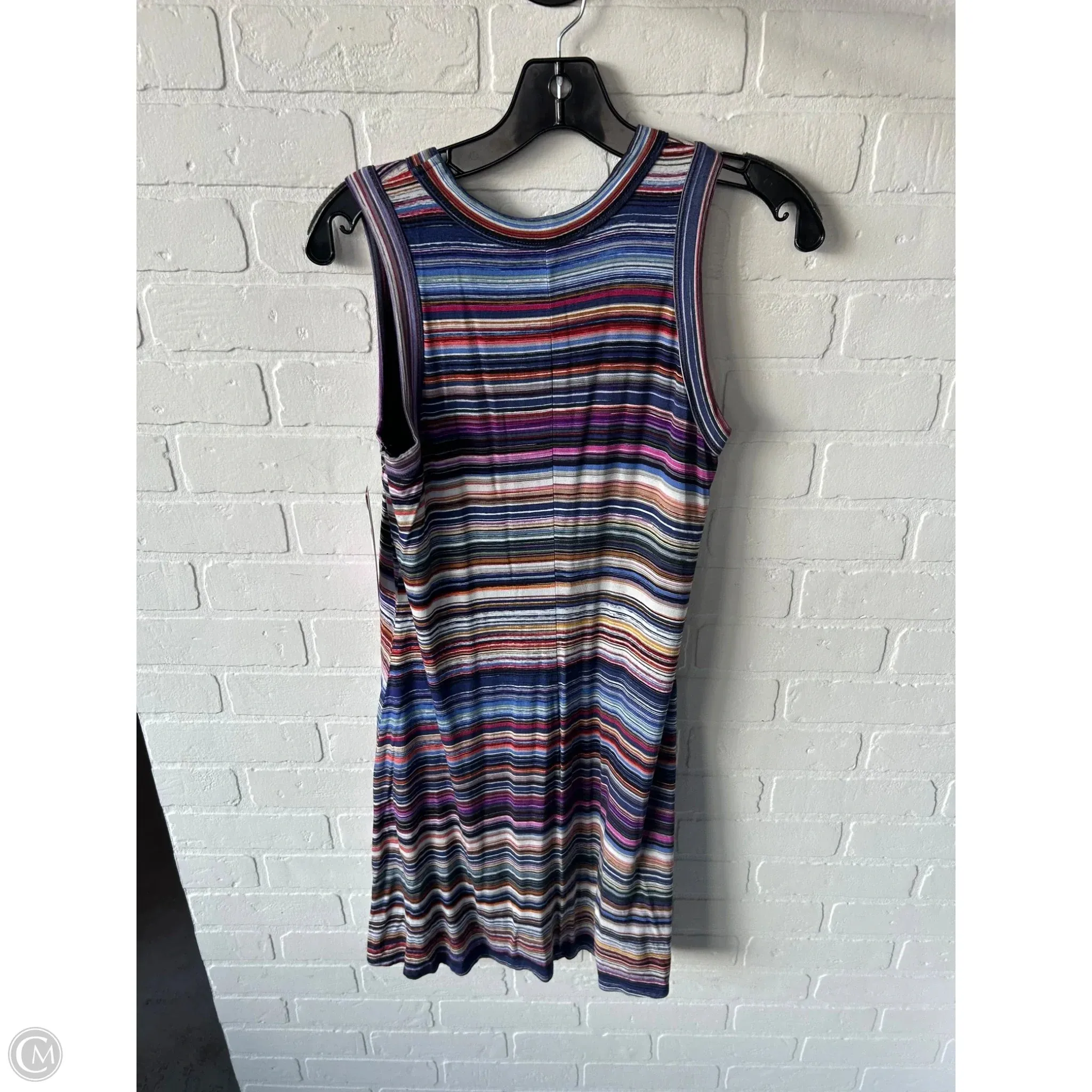 Dress Casual Short By Karen Kane In Blue & Brown, Size: M