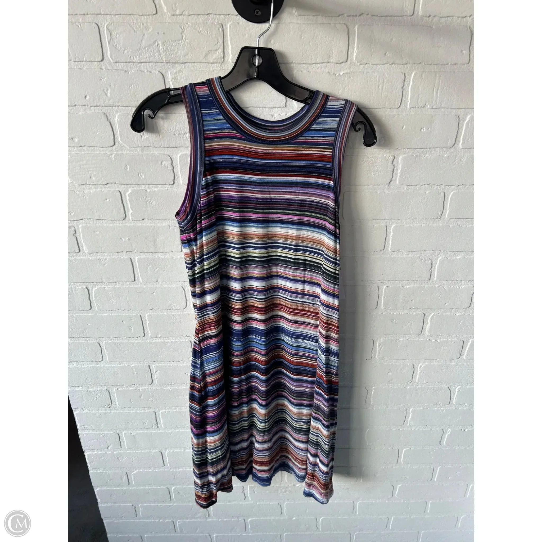 Dress Casual Short By Karen Kane In Blue & Brown, Size: M