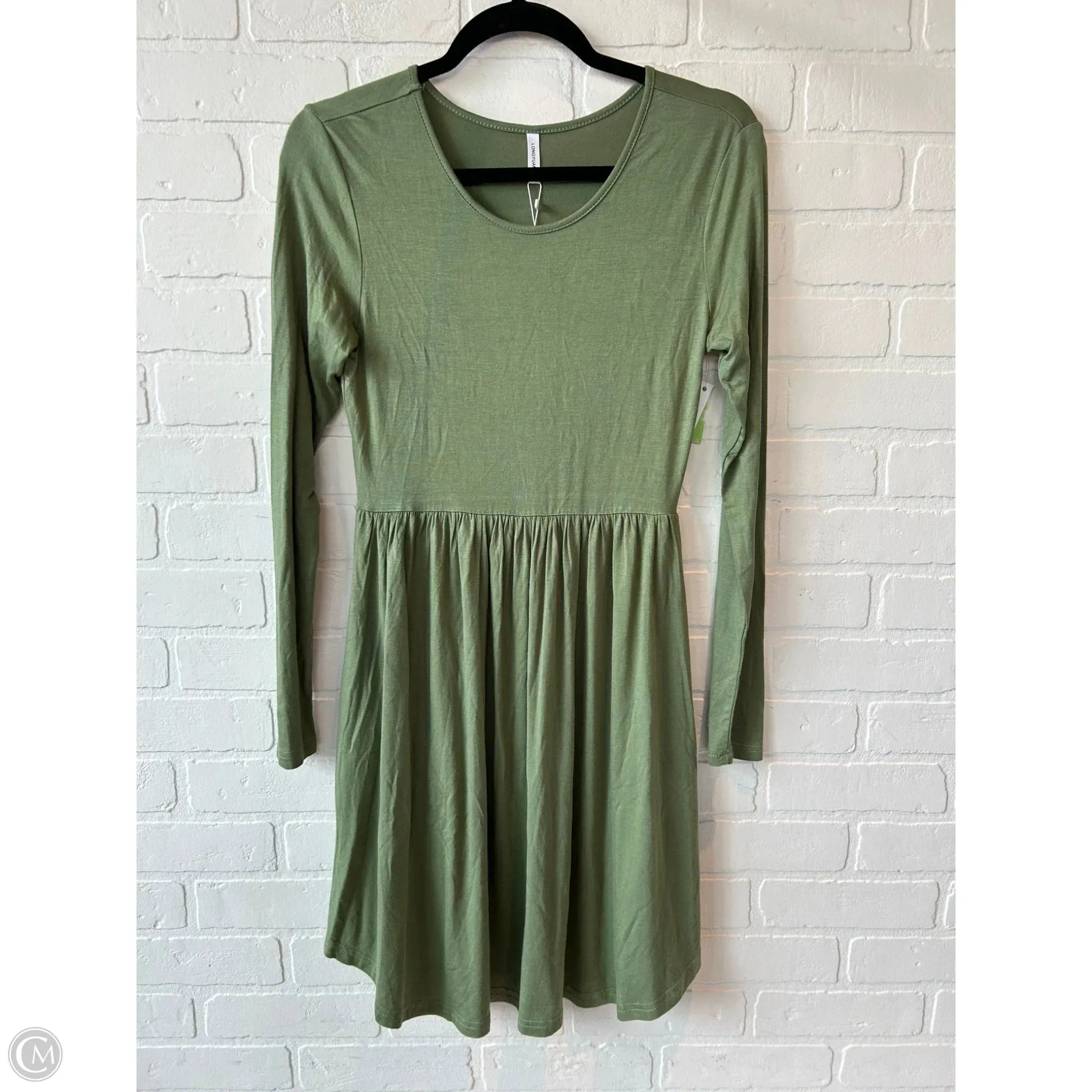 Dress Casual Short By longyuan In Green, Size: S