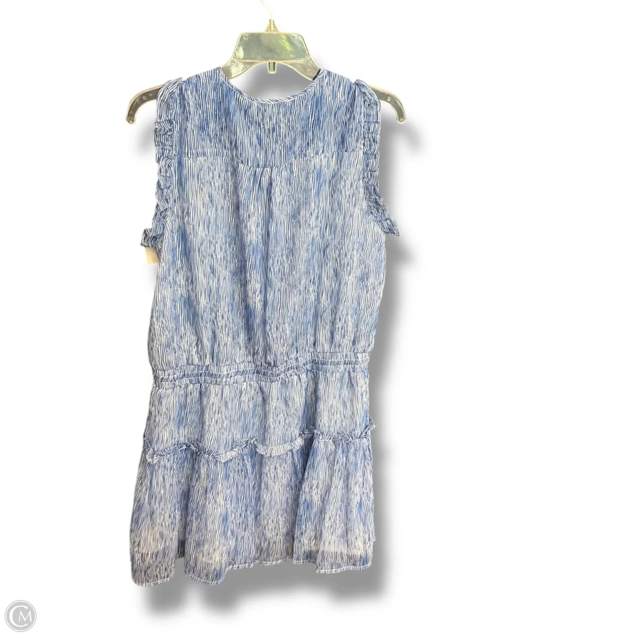 Dress Casual Short By Pinch In Blue & White, Size: L