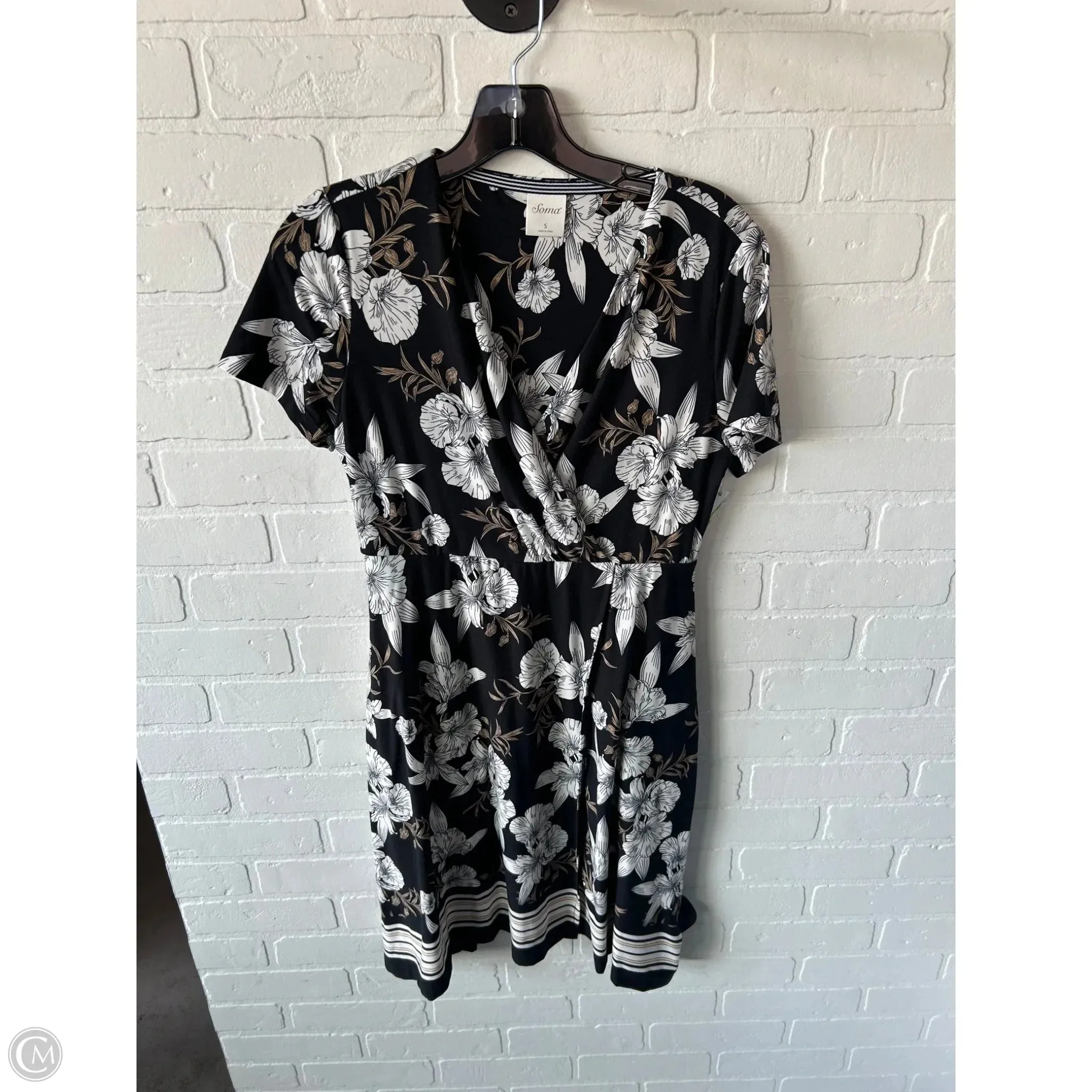 Dress Casual Short By Soma In Black & Brown, Size: S