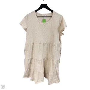 Dress Casual Short By Time And Tru In Tan, Size: L