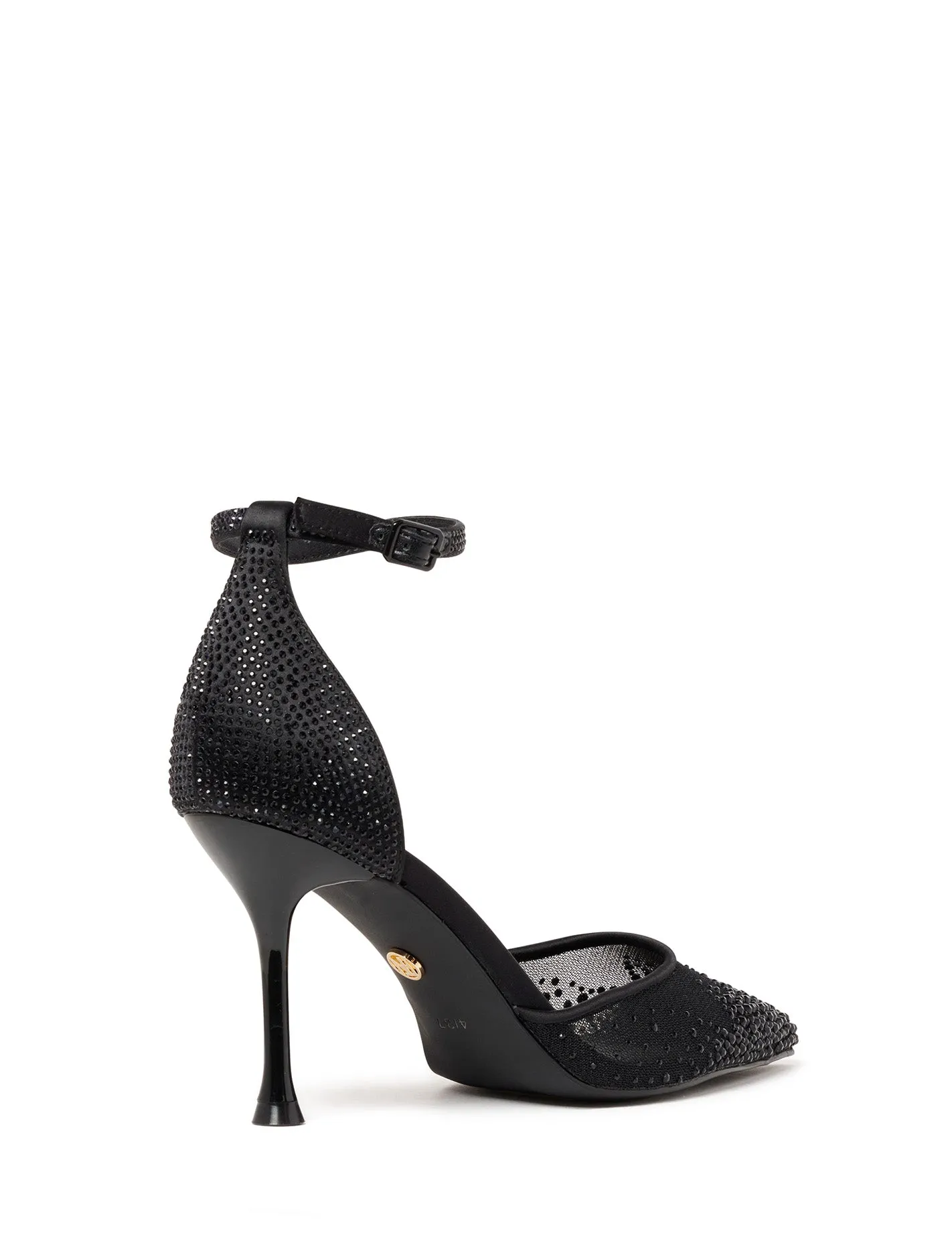 Evelyn Embellished Mesh Evening Heel
